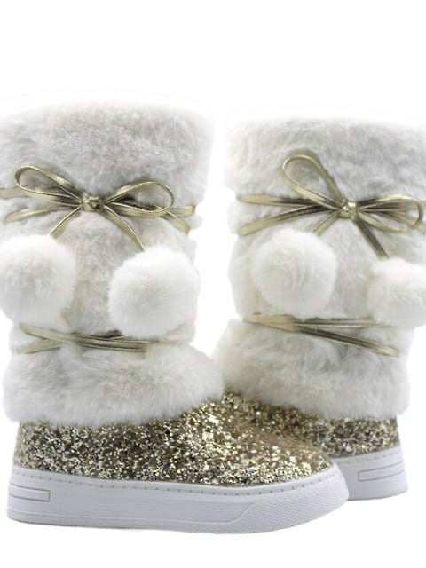 Golden Frost Snow Boots for wholesale by Love and Grow Clothing Co