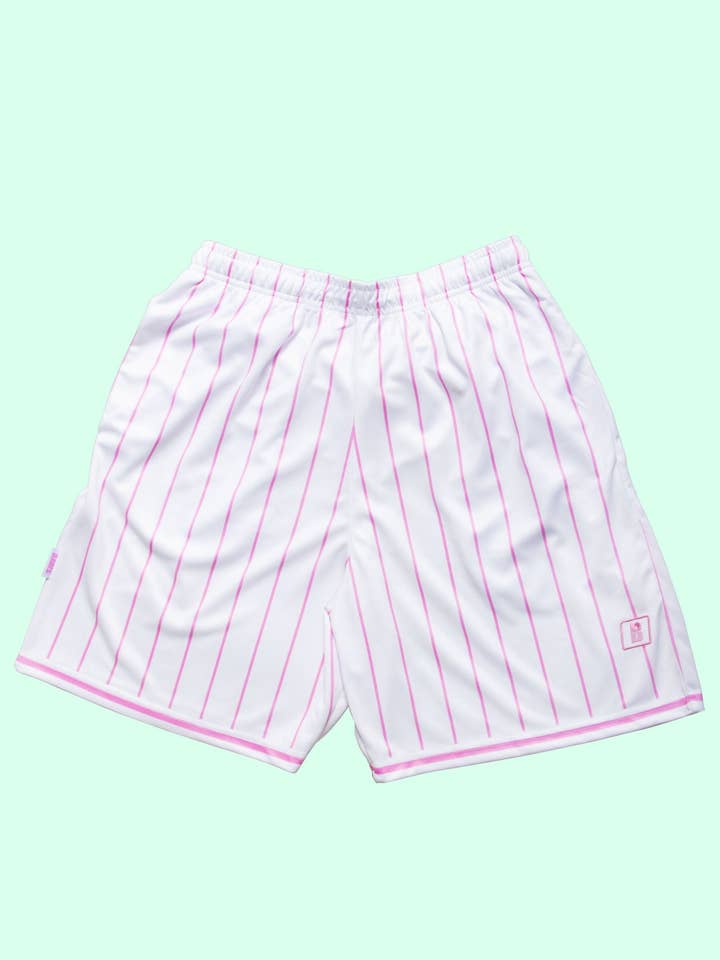 PANTALONCINI DA BASKET HOMO ROSA PER BAMBINE per la vendita all'ingrosso da parte di babes.land