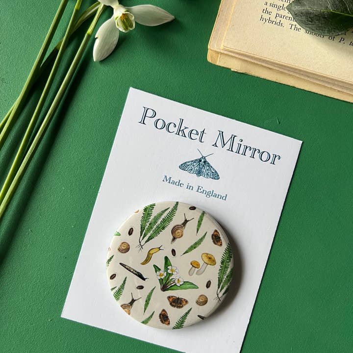 Tansy Moore - Wholesale Compact Mirror - Forest Floor Pocket Mirror6