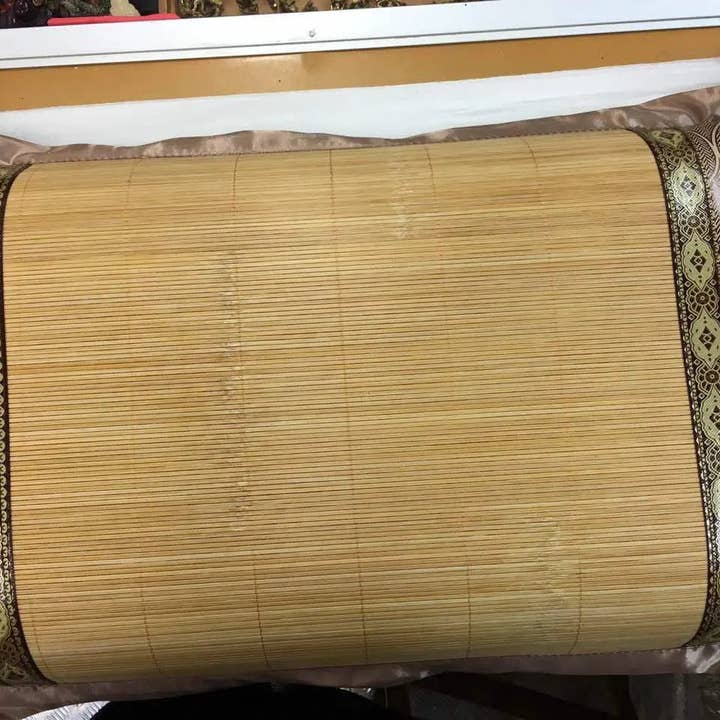 bamboo pillow cover Pillow Case bamboo mat Reversible full cover 竹枕套 双面 竹 冰丝 全包住 for wholesale by everythingbamboo
