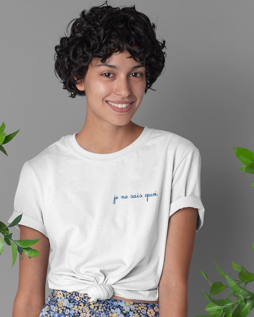 Un Rêve Français - Vente T-shirt sérigraphié – femme - T-shirt "Je ne sais quoi"4