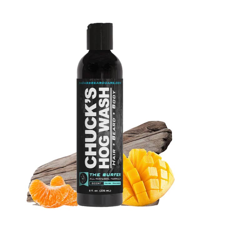 Badass Beard Care - Wholesale 2-in-1 Shampoo & Body Wash - Men's - Chuck's Hog Wash (Beard, Hair, & Body)3