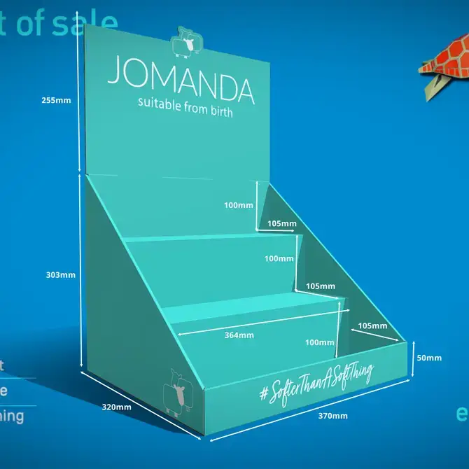 Jomanda Soft Toys & Accessories - Vente Peluche – enfant et bébé - Présentoir de comptoir Mini Mix Peluche douce x36 Lot GRATUIT CDU8