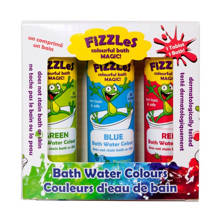 Afri-Imports - Wholesale Bath Bomb/Fizz - FiZZleS - 3 Pack Colourful Bath Magic for Kids (2 options)0