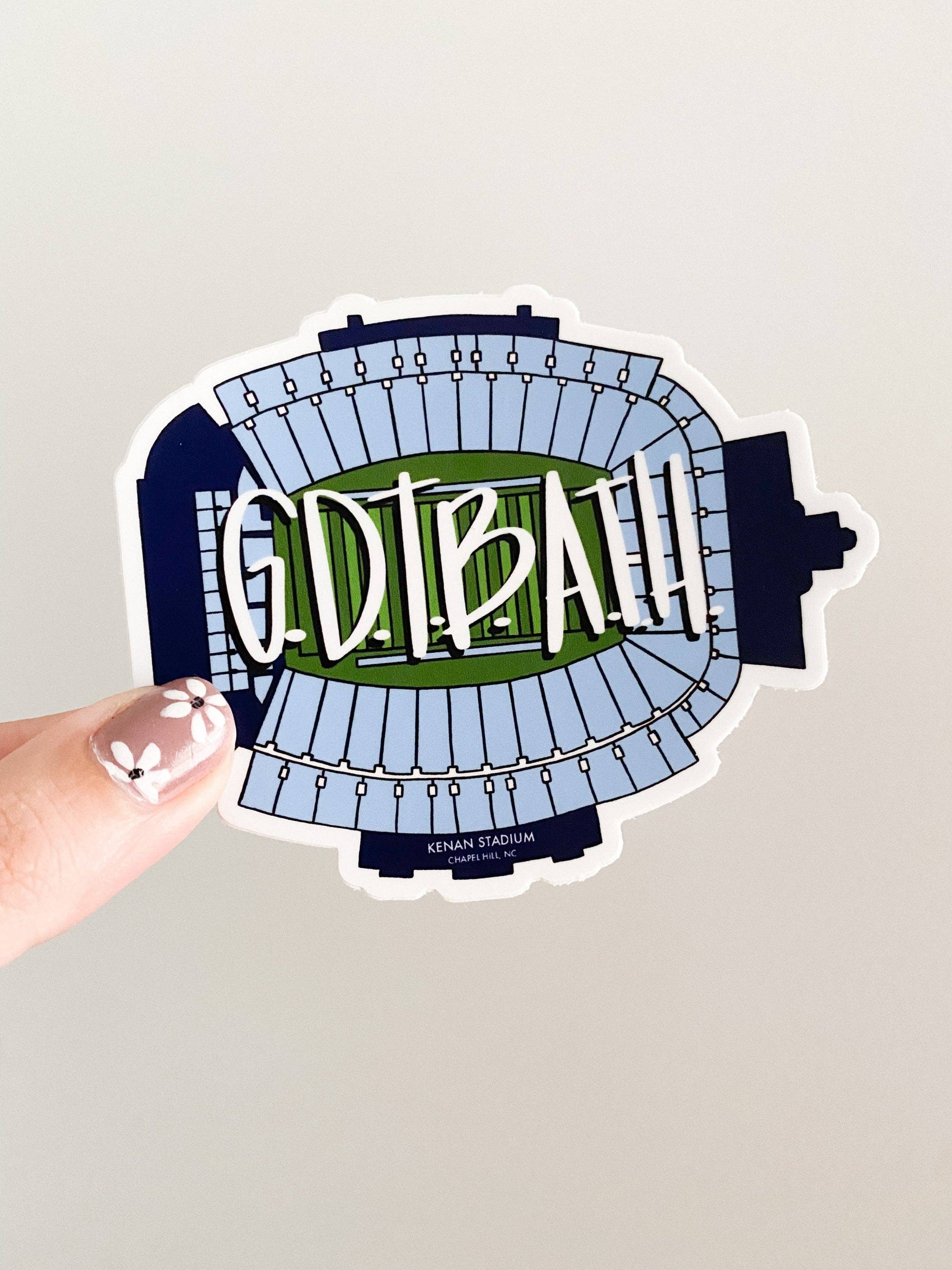 Thirteenwinks - Wholesale Sticker - Chapel Hill, NC North Carolina State Stadium sticker - Large 4inx4in0