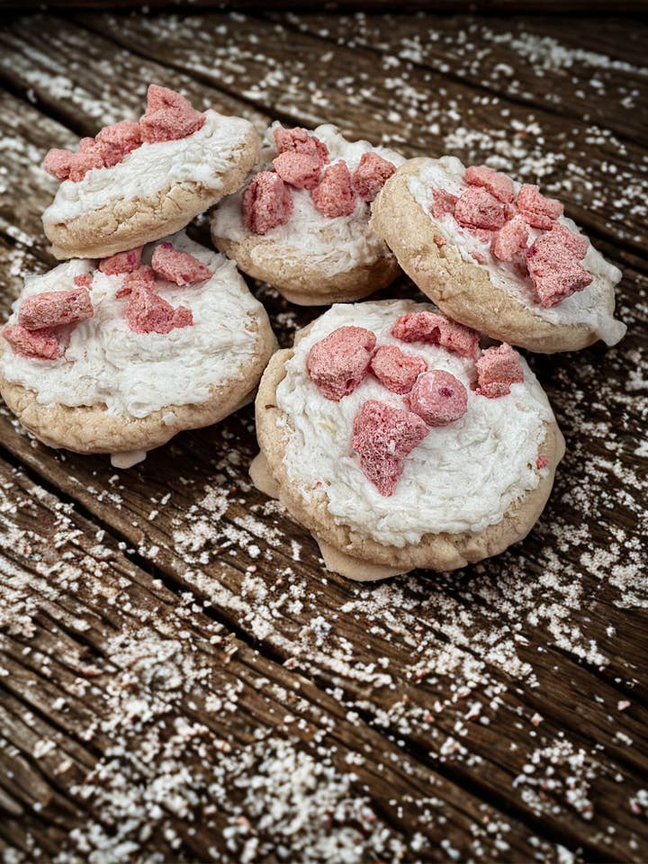Bubble Cookies - Strawberry Pound Cake Scent - Solid Bubble Bath for wholesale by Dandi Creations
