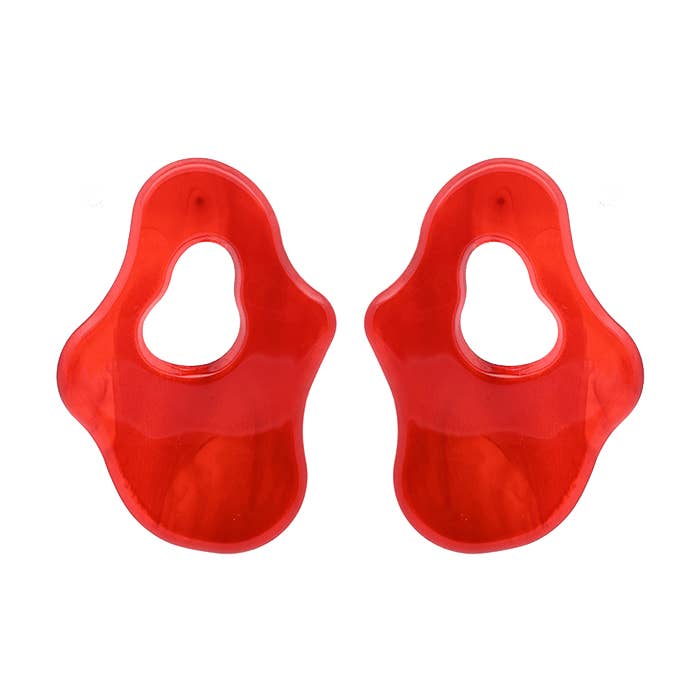 AMORINO SRL - Venta al por mayor Pendientes de botón/aretes de poste - PENDIENTES DE BOTÓN EN ACRÍLICO - FT2448A4872