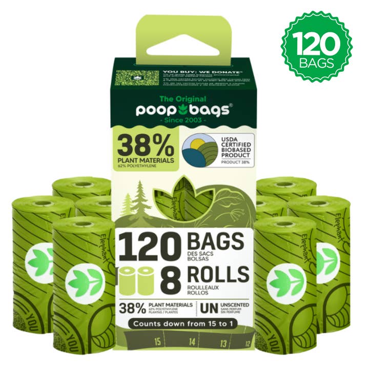 The Original Poop Bags® - Wholesale Pet Poop Bag - The Original Poop Bags® USDA Biobased Countdown Rolls®