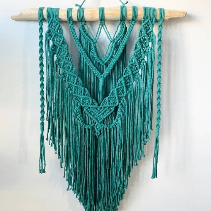 Rosie the Wanderer, Handmade Macramé - Wholesale Tapestry/Textile - Large Macrame - "Allyson" - Macrame Wall Hanging - Color Choices Available