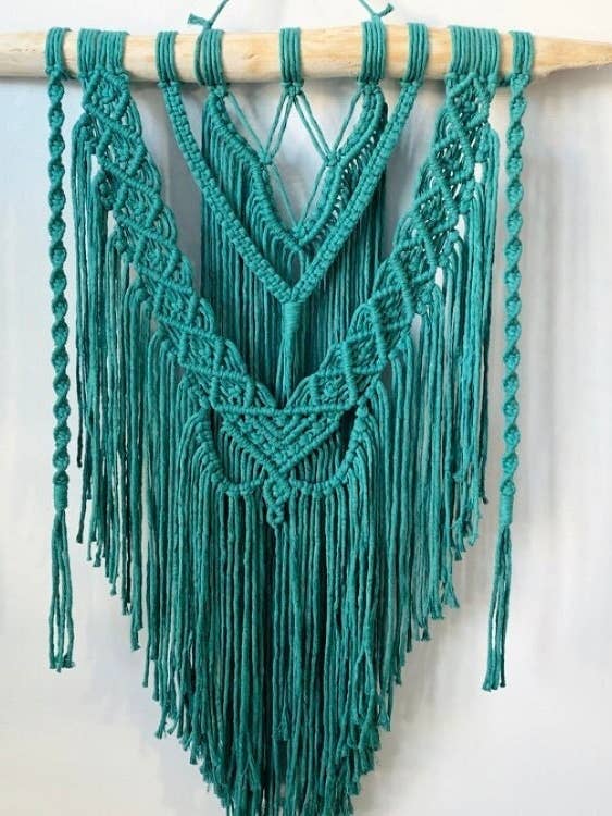Large Macrame - "Allyson" - Macrame Wall Hanging - Color Choices Available for wholesale by Rosie the Wanderer, Handmade Macramé