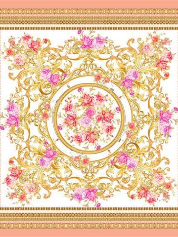 Grand Foulard Seta 100% Dis 57660 Var 7 per la vendita all'ingrosso da parte di tessago