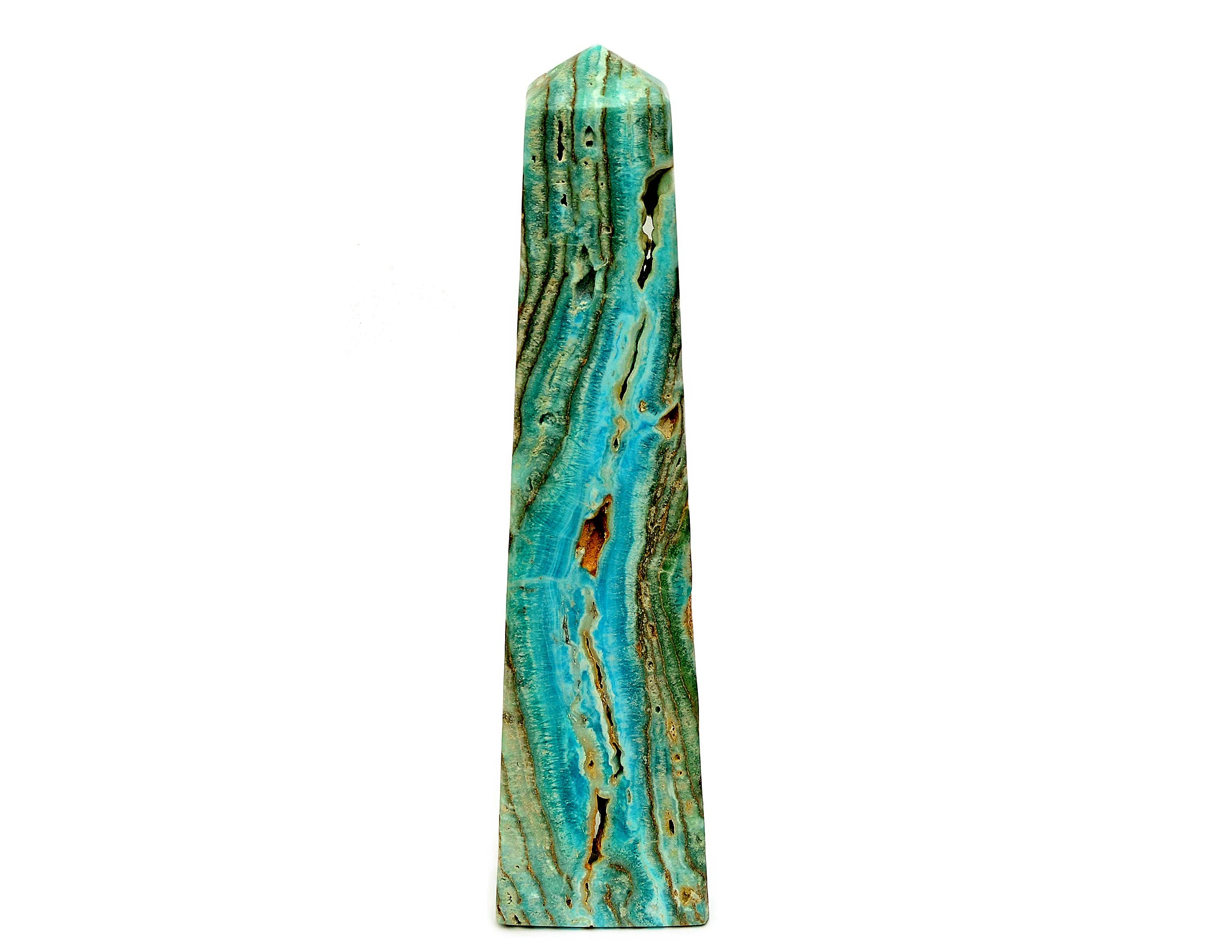 Kaia & Crystals - Wholesale Spiritual Stone/Crystal - Blue Aragonite Obelisk XXXL 2.000g3