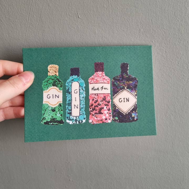 Tarjeta Glorious Gin para venta al por mayor de Kate Gwilliam
