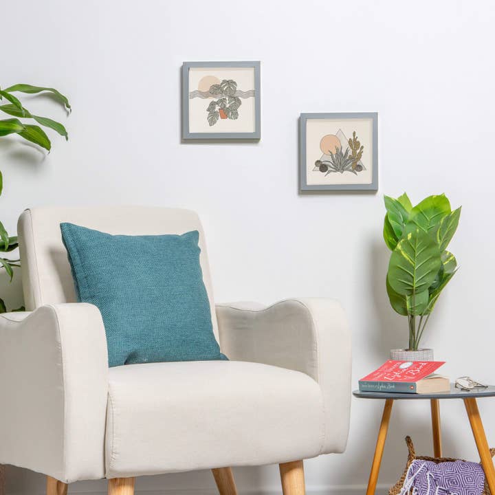 Rinkit Ltd - Wholesale Picture Frame - Nicola Spring Box Photo Frame - 8x8" - Grey3