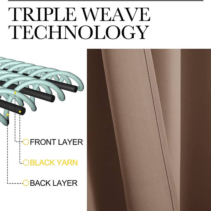 Cartela - Wholesale Curtain - Cartela Rod pocket Blackout curtains (1 Panel)