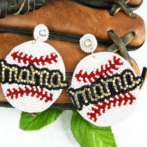 Baseball Earrings Jewelry Baseball Stud Earring Baseball Pendant Dangle  Sports Earrings for Women