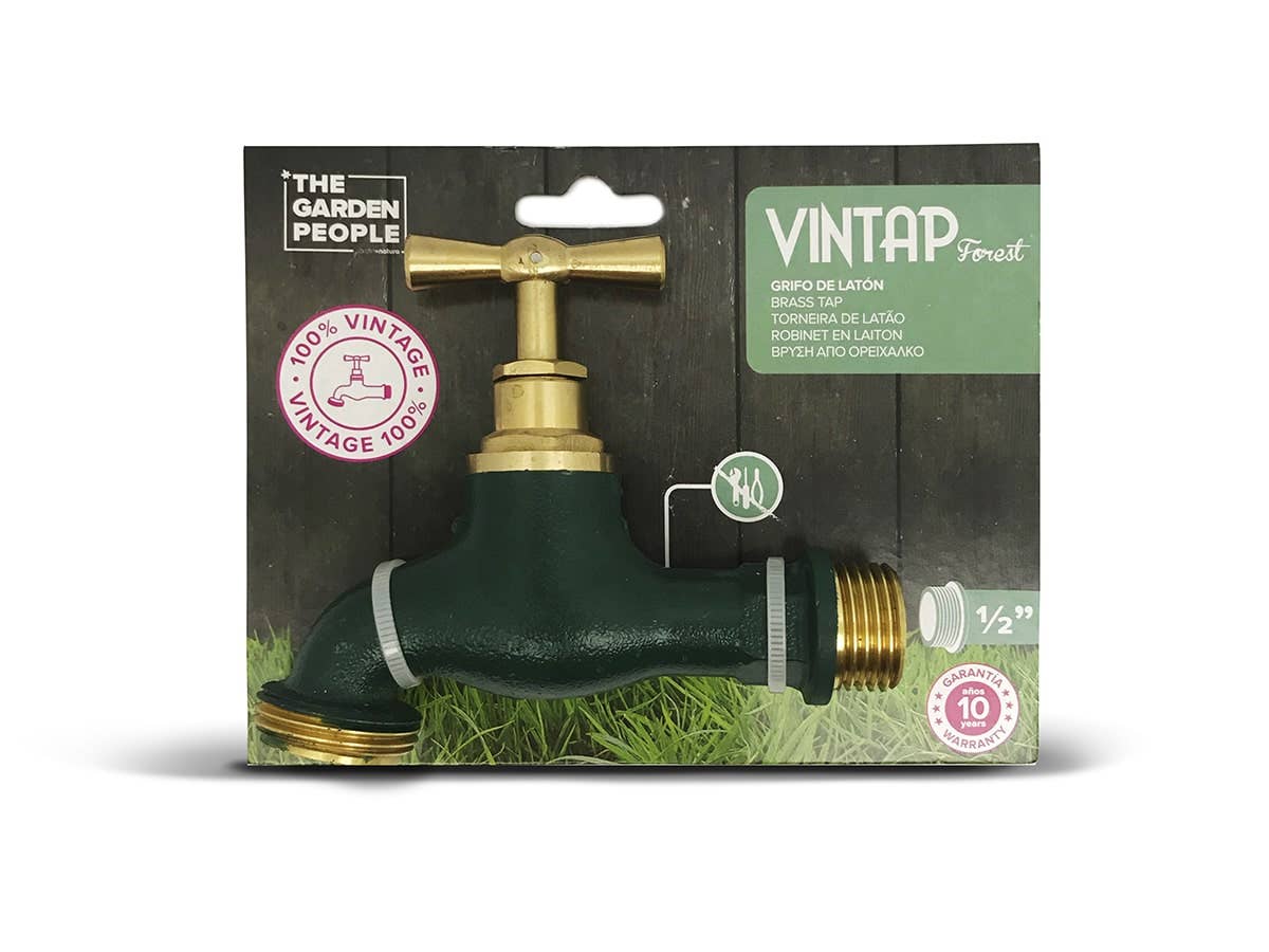 JARDIN Y NATURA OUTDOOR & GARDEN PRODUCTS SL - Wholesale Outdoor Ornament/Decor - Vintage style faucet 1/2" green - VINTAP COLORS FOREST3