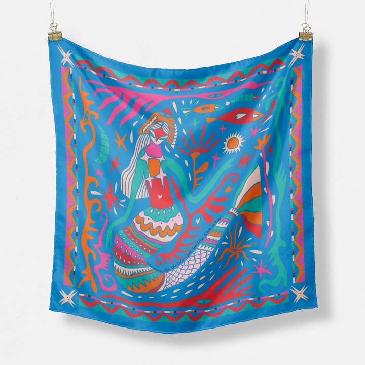 De Sirena-zijden sjaal voor wholesale door CB Grey