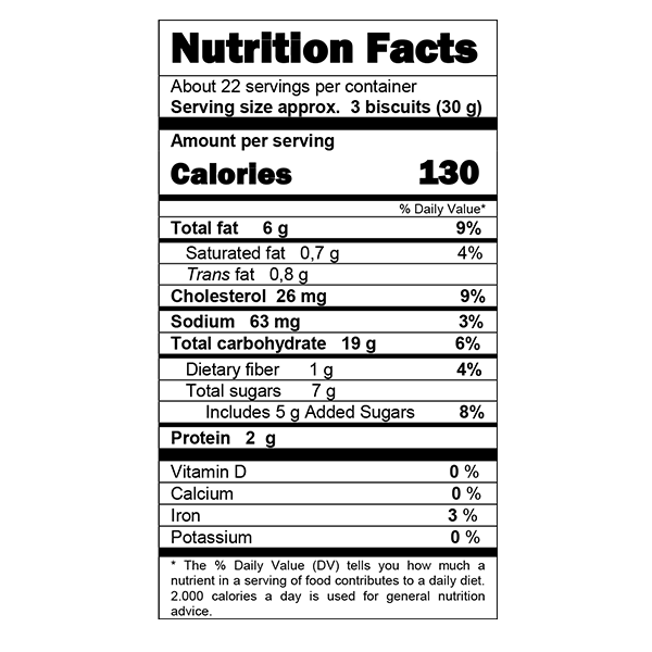 Cabrioni - Wholesale Cookie - Cabrioni First Loves Honey and Lemon Biscuits8