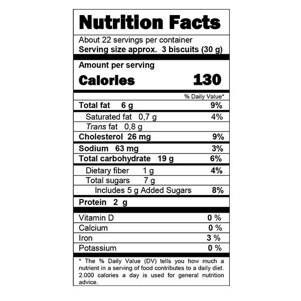 Cabrioni - Wholesale Cookie - Cabrioni First Loves Honey and Lemon Biscuits8