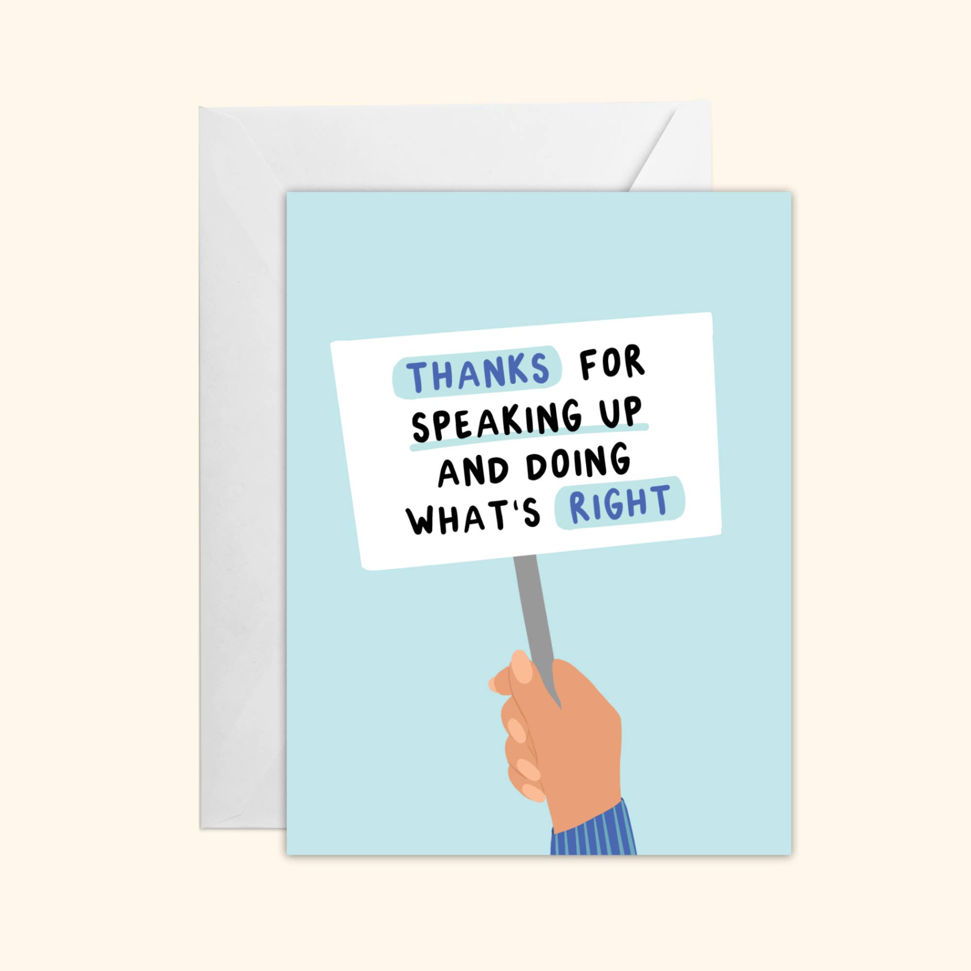 Oh Happy Dani - Wholesale Thank You Card - Doing What's Right Greeting Card