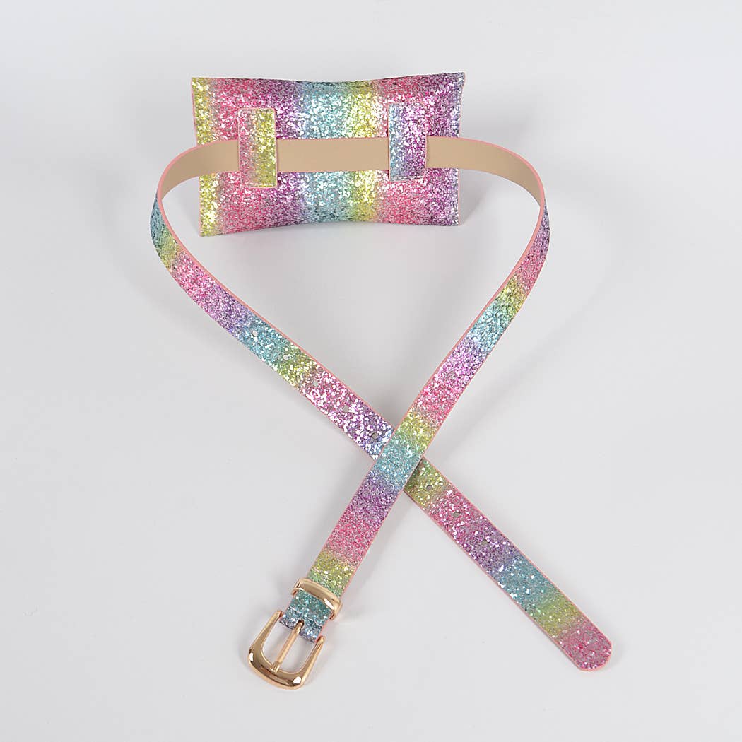 Multicolor Colorful Glitter Fanny Pack for wholesale on Faire3