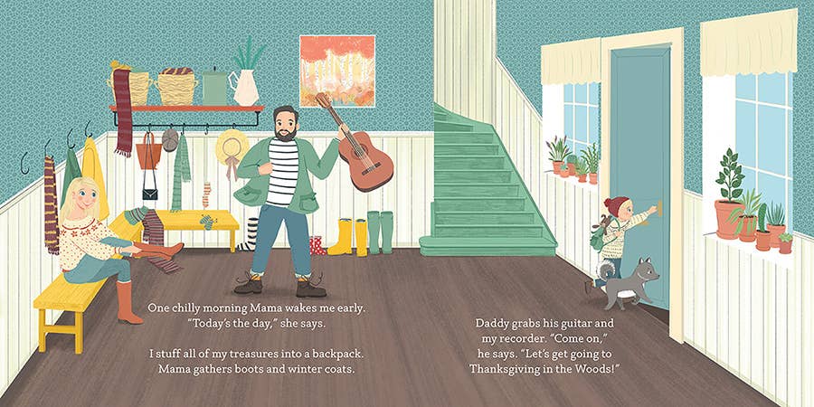 Beaming Books - Wholesale Preschool Book (3-5) - Thanksgiving In The Woods Picture Book1