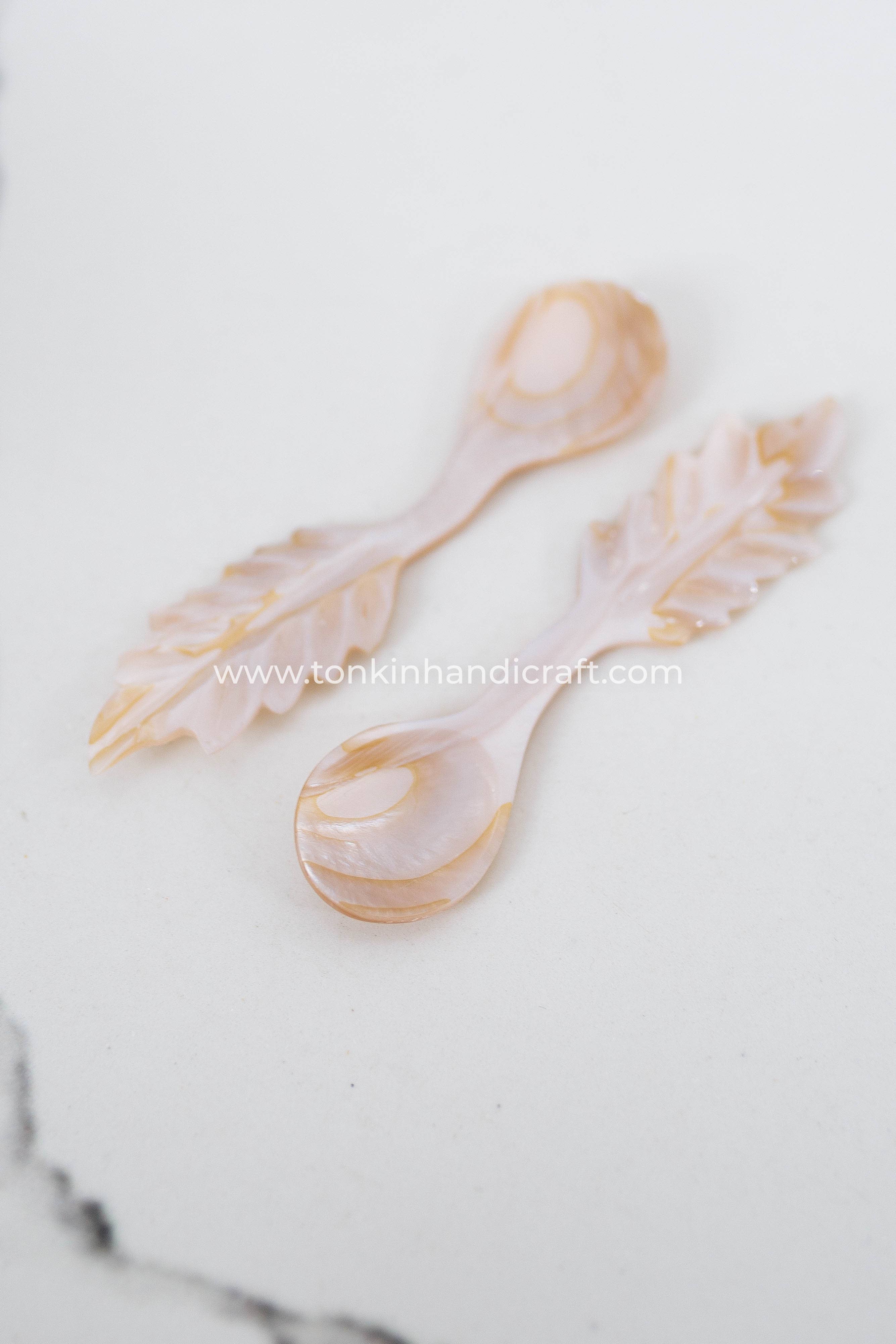 Tonkin Handicraft - Vendita all'ingrosso Cucchiai (posate) - Cucchiaio a foglia in madreperla2