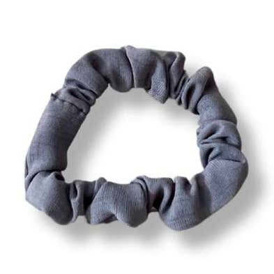 Scrunchie Mini “Linen Blue” for wholesale by Hairjewelz by Elle