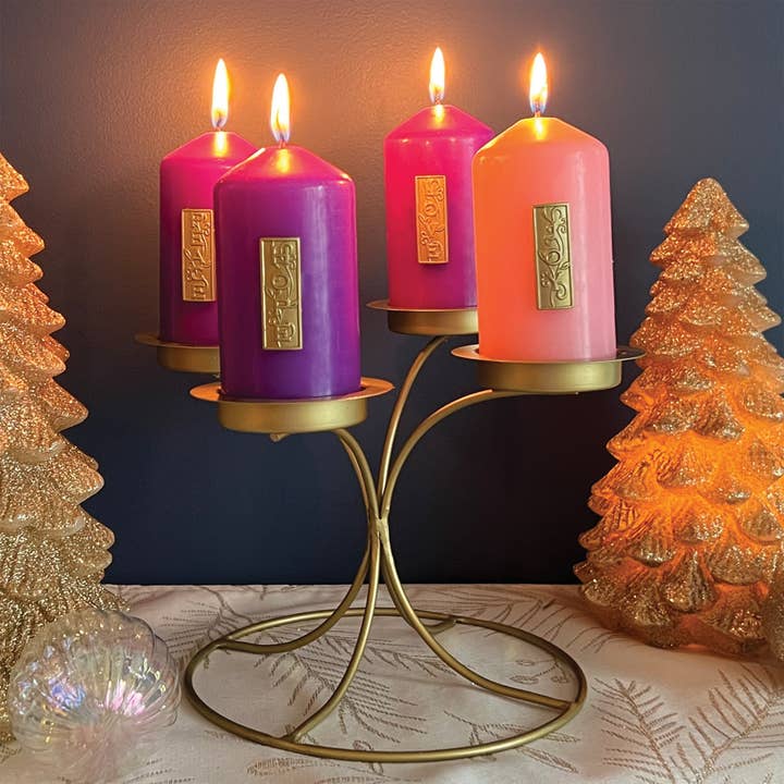 Portacandele Advent per la vendita all'ingrosso da parte di Abbey + CA Gift