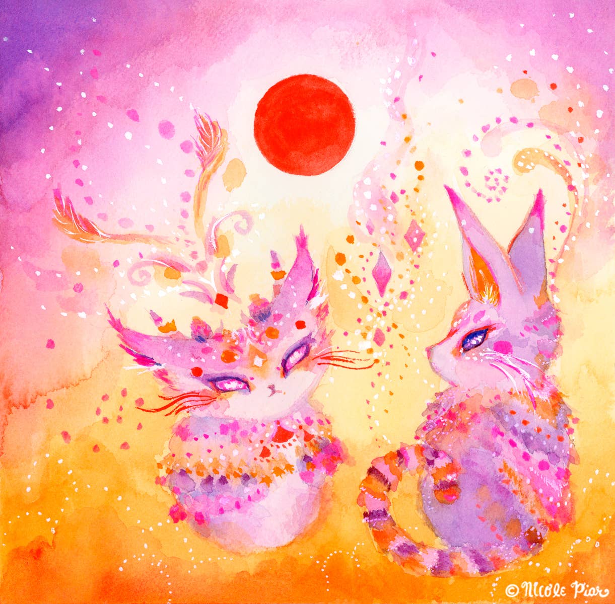 Nicole Piar – wholesale Calendar – Spirit Cats 2026 Wall Calendar, Astrology, Moon, Lunar11