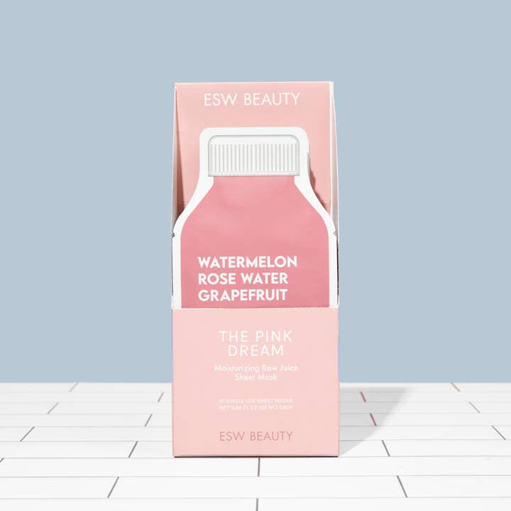 ESW Beauty - Wholesale Skincare Face Mask - The Pink Dream Moisturizing Filled PDQ Display1