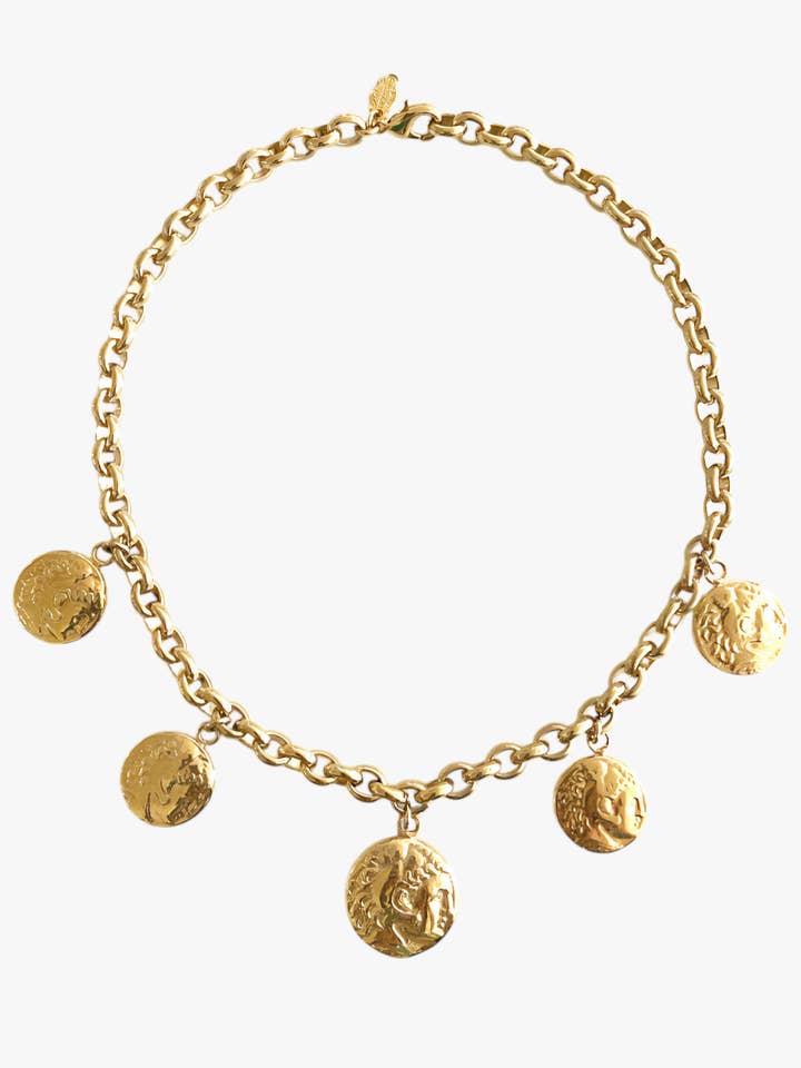 COLLAR 5 MEDALLAS ORO para venta al por mayor de HELLES