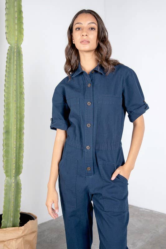 MOD REF - Wholesale Jumpsuit - Women's - The Winnett Jumpsuit | Short Sleeve Jumpsuit5