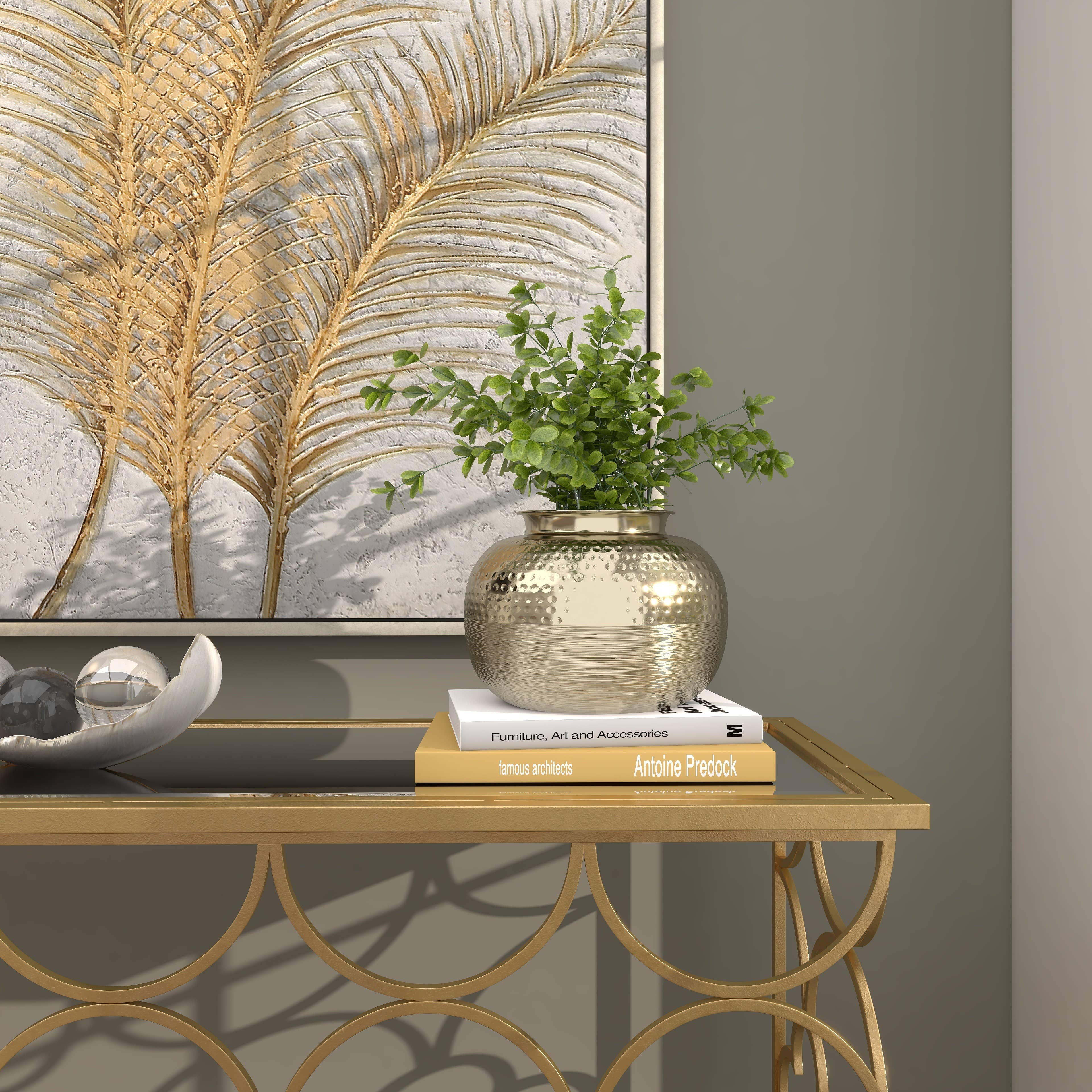 Deco Marché - Wholesale Vase - Glam Gold Aluminum Metal Vase7