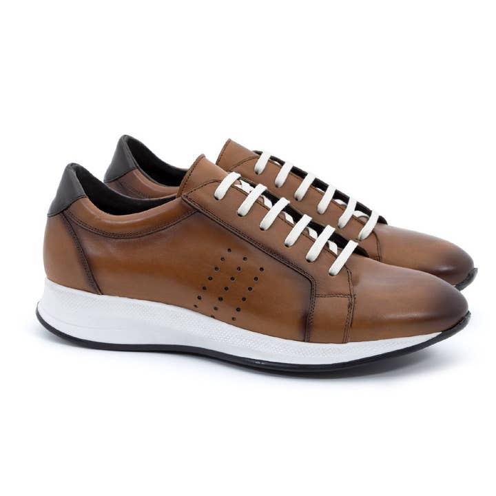 Cr-23019-Læder Læder Sneakers for engroshandel hos Caramelo Shoes