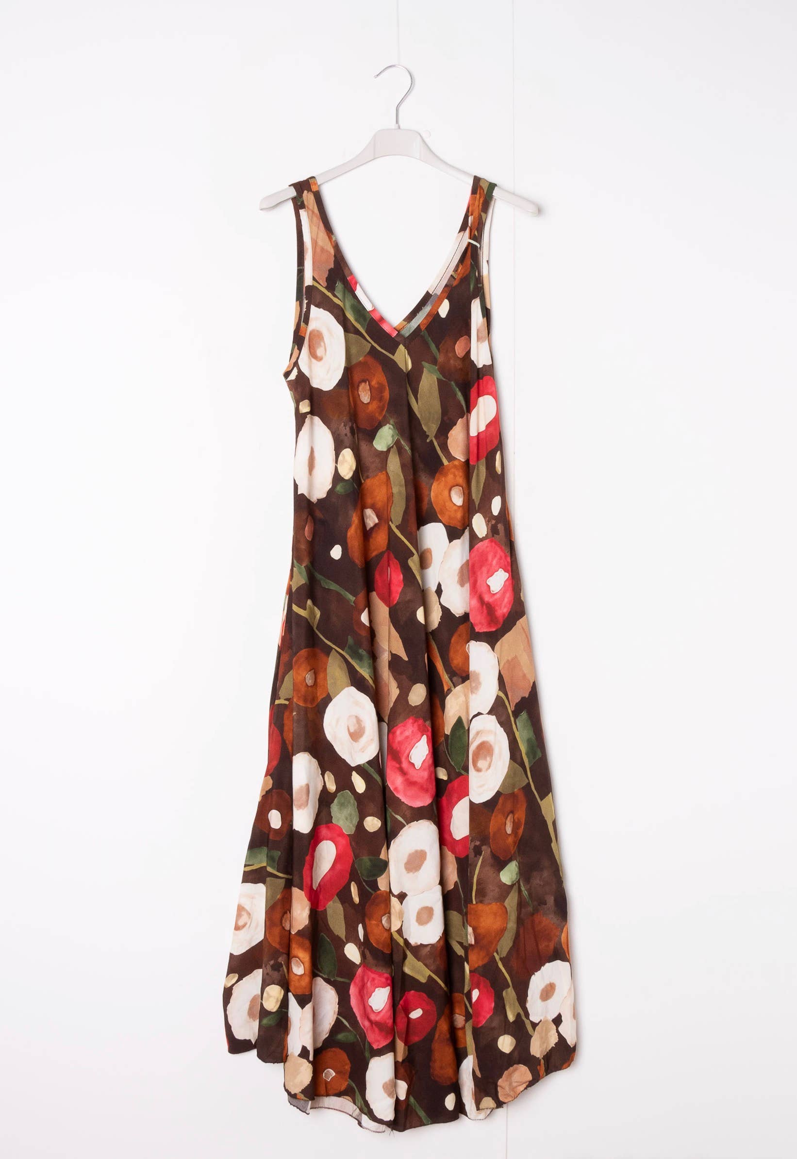 Happy look - Vente Robe – femme - Robe Longue à Bretelles Fleurie – Élégance et Légèreté0