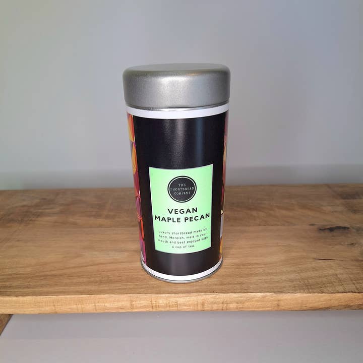 The Shortbread Company - Wholesale Biscuit - Luxury Maple Pecan Vegan Shortbread - Exquisite Gift Tins2