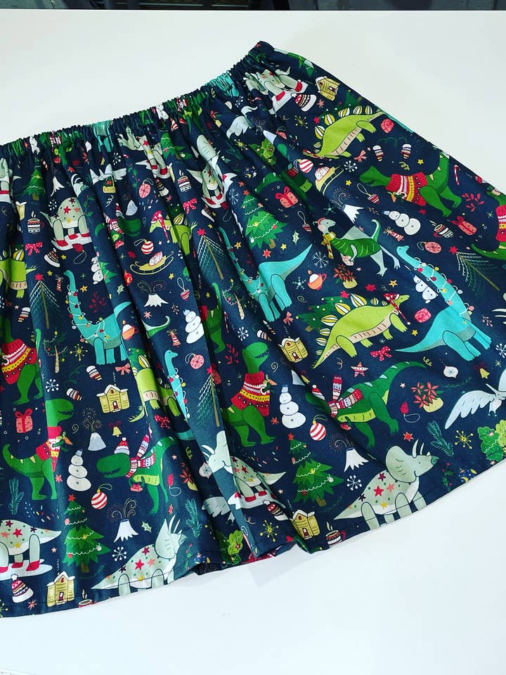 Adult Christmas skirt for wholesale by Stanley’s apparel