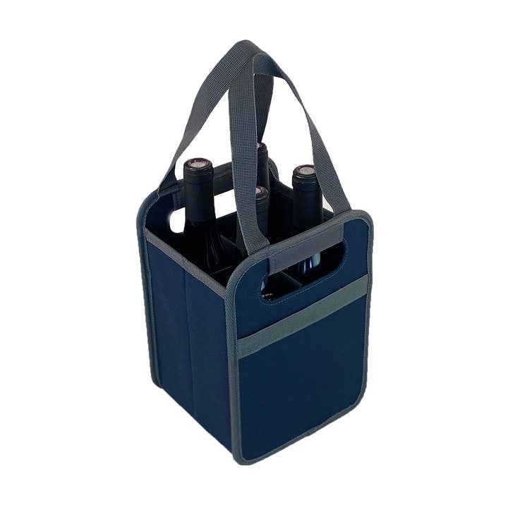 meori Inc - Wholesale Wine tote - 4-Bottle Wine Tote Collapsible Reusable16