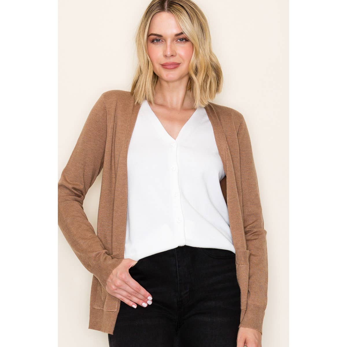 STACCATO - Vendita all'ingrosso Cardigan - Donna - CARDIGAN MAGLIONE SCOLLO A V 2FER8