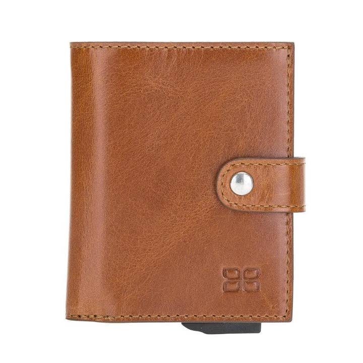 Bouletta - Wholesale Card Holder - Unisex - Palermo Zip Mechanical Leather Card Holder