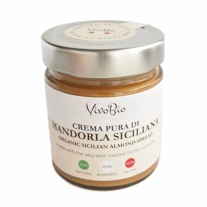 Biologische amandelboter uit Sicilië voor wholesale door VivoBio