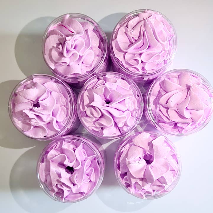 Parma Violet Whipped Soap for wholesale by Lana&Jay Home Fragrances