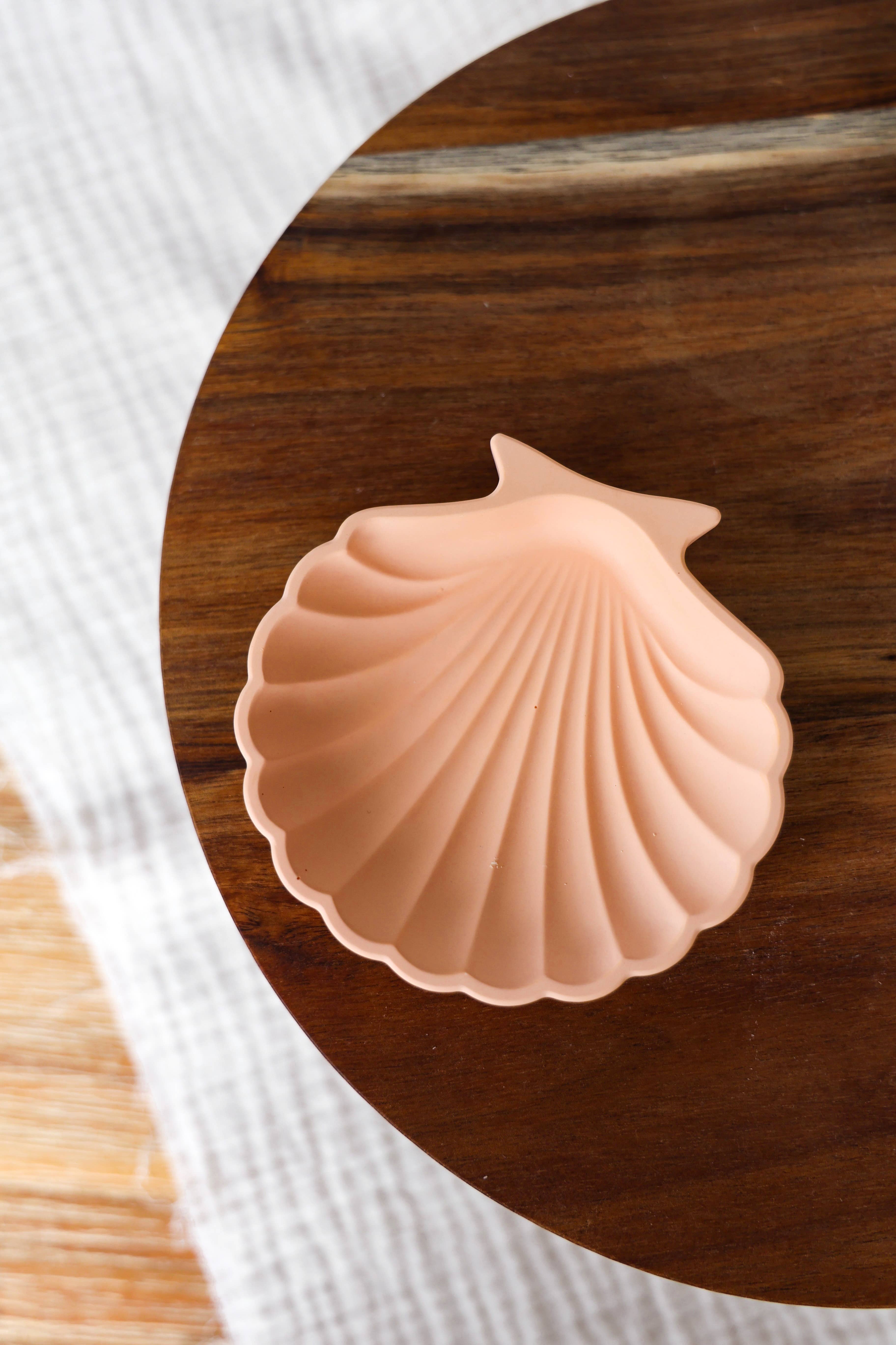 Niki Candle - Wholesale Decorative Plate/Dish/Bowl - Flat mussel bowl - handmade3