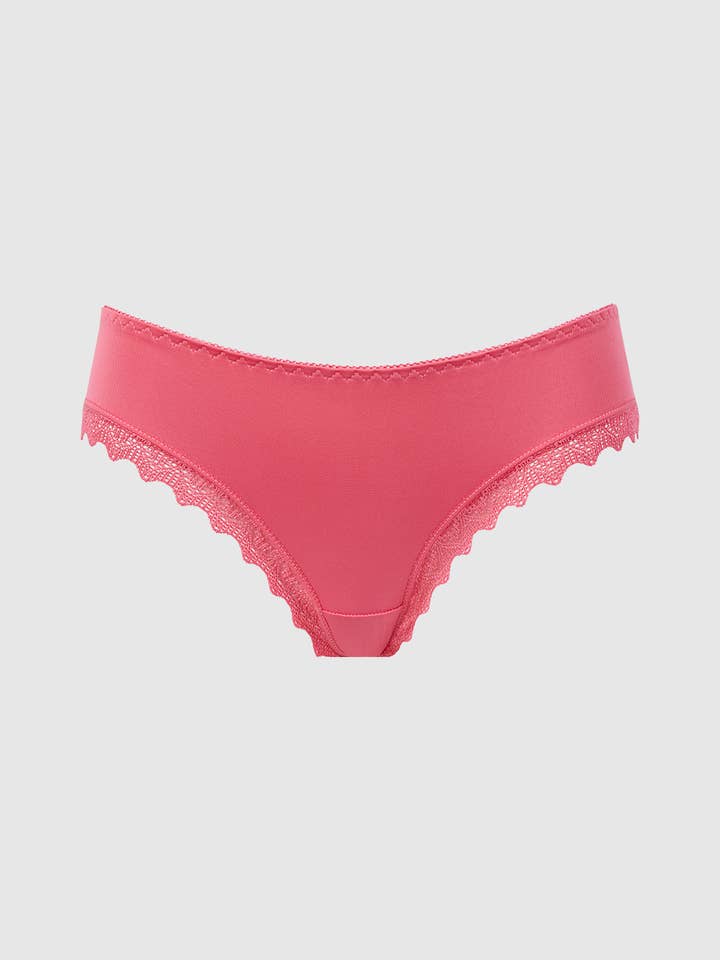 House of Desire - Wholesale Underwear - Women's - VERA MICRO & LACE HEART CHARM CHEEKY