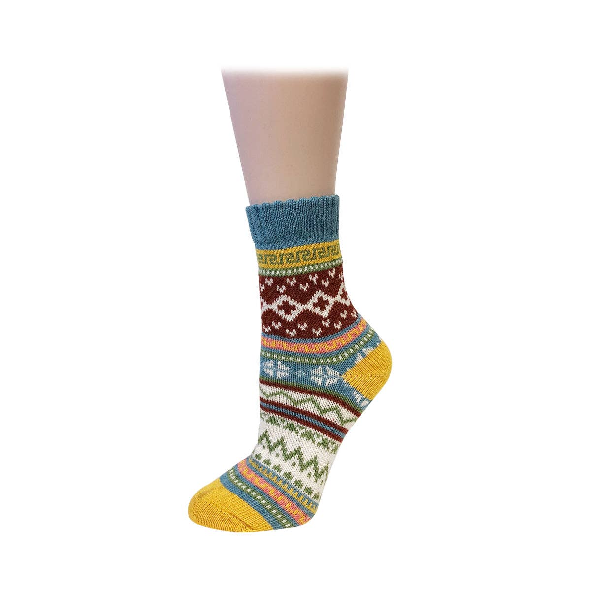 Wrapables.com - Wholesale Socks - Women's - Wrapables Women's Thick Winter Warm Wool Socks (Set of 5)4