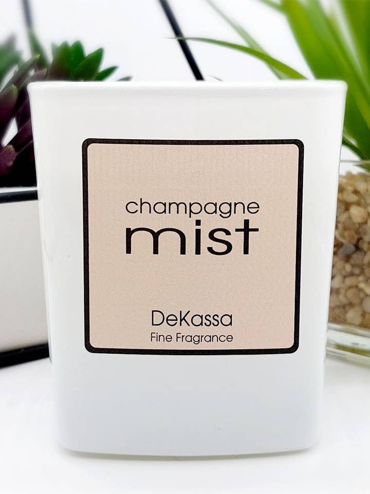 Champagne Mist | Vela aromática de lujo para venta al por mayor de Dekassa