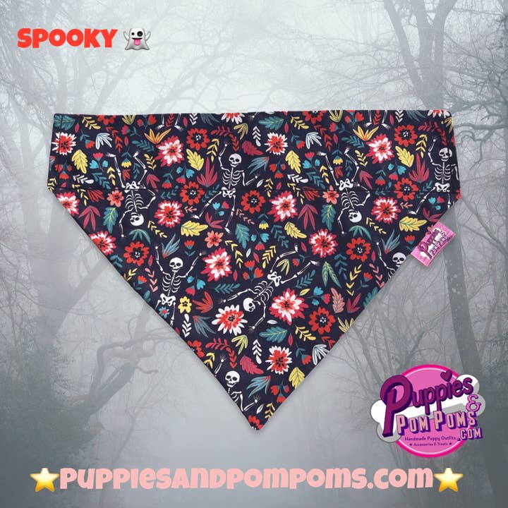 Puppies & Pom Poms - Wholesale Pet Bandana - Dog - Autumn Celebration Halloween Dog Bandana3