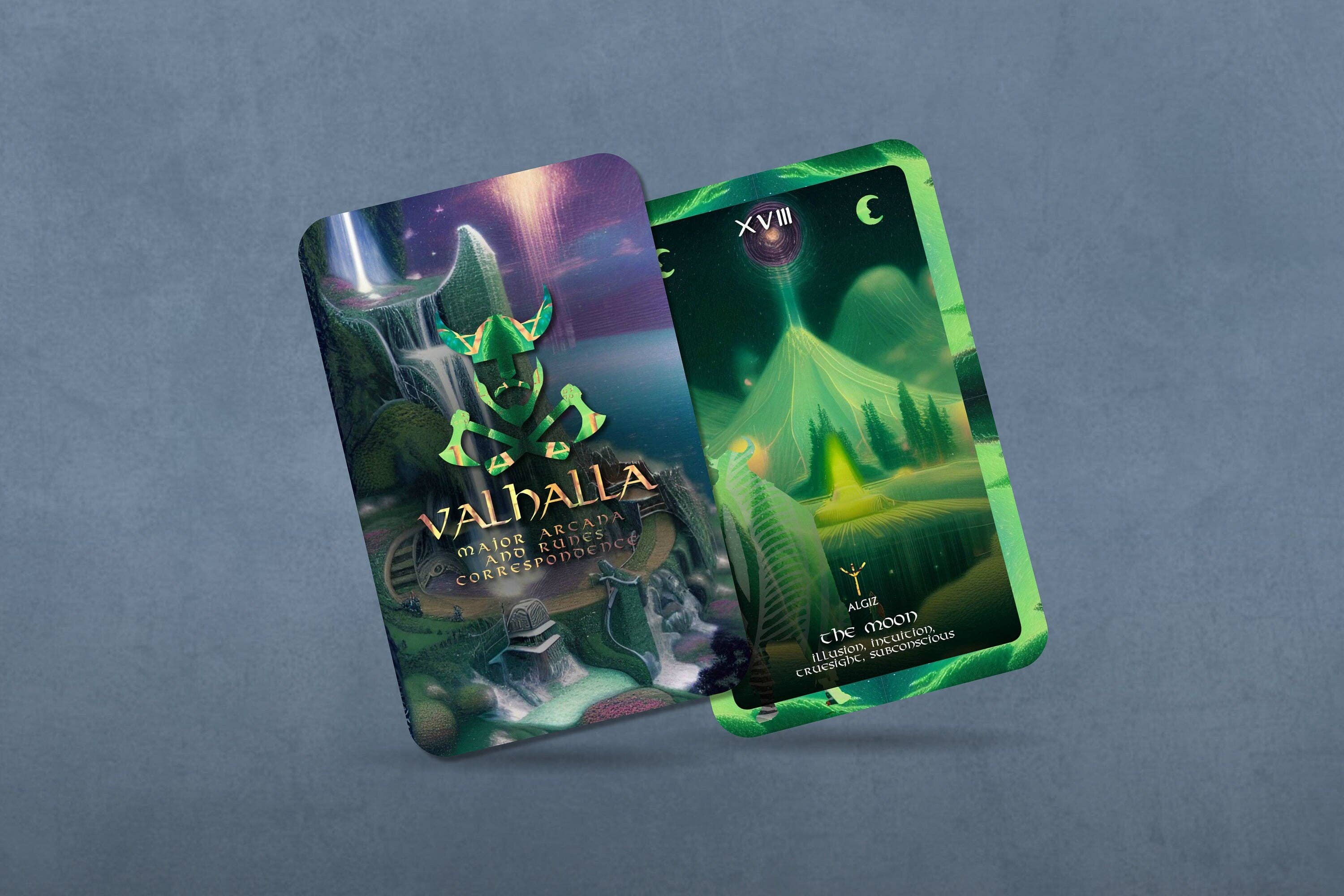 Ibiza Tarot USA – wholesale Tarot cards – Valhalla - Major arcana and Runes Correspondence - Nordic Ca7